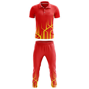 High Quality OEM Best Selling Unisex Sublimation <b>Cricket</b> Uniforms Cheap Price Sublimation <b>Cricket</b> Uniform - Product Image 3