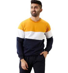 Sweat-shirt classique léger pour homme à manches raglan respirant en molleton 100 % coton anti-plis – Vente en gros - Product Image 1