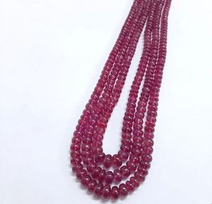 <span class=keywords><strong>Ruby</strong></span> mịn rondelle Hạt trang sức <span class=keywords><strong>Ruby</strong></span> Vòng cổ GF <span class=keywords><strong>Ruby</strong></span> mịn Loose đá quý hạt đối với trang sức handmade đá quý hạt - Product Image 4