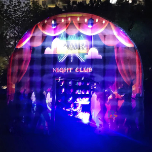 Tente de boîte de nuit gonflable noire de qualité commerciale pour la <span class=keywords><strong>location</strong></span> d'événement - Product Image 3