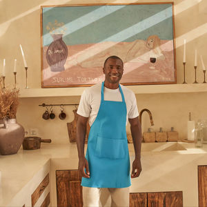 BEAM 100% Polyester Non-Woven Sleeveless Cooking <b>Apron</b> Breathable Eco-Friendly Material Front Pocket Fashionable Simple Design - Product Image 5