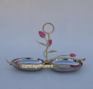 Luxury Polished Eco-Friendly <b>Stainless</b> <b>Steel</b> Chocolate Wedding Bowl High Quality Handmade Multi-functional <b>Microwave</b> Oven Safe - Product Image 1