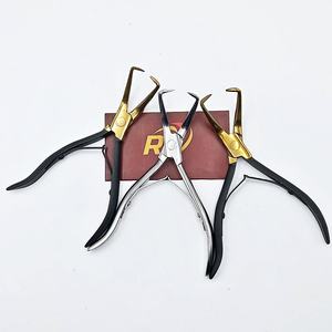 Alicates Profesionales de Alta Calidad Ecológicos para Extensiones de Cabello de Acero Inoxidable, Herramienta para Abrir Cuentas de Micro-Enlace, Estuche para Alicates Renovado - Product Image 6