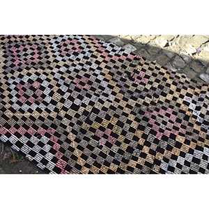 Grande surface 4x7,9ft bohème classique noir blanc tapis de laine turc classique Patchwork Design entrée couloir Rectangle nouveau Latex - Product Image 5