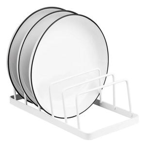 ชั้นวางจานโลหะอบแห้งสีโรสโกลด์ชั้นวางของเครื่องครัวตกแต่งเคาน์เตอร์ของตกแต่งโต๊ะในบ้านและร้านอาหาร - Product Image 6