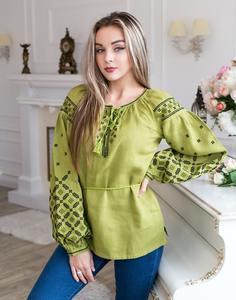 ขายส่งที่กำหนดเองยูเครนเสื้อปักแขนยาวผ้าฝ้ายโอกาสสวมใส่ชุด - Product Image 2