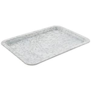 Plateau de service en métal galvanisé de qualité supérieure avec poignées conçues pour une utilisation polyvalente dans les maisons rustiques ou modernes - Product Image 2