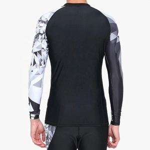 Dernier design de rashguard MMA pour homme, respirant, antibactérien, séchage rapide, vêtements de sport, vente en gros, prix bas, logo personnalisé - Product Image 5