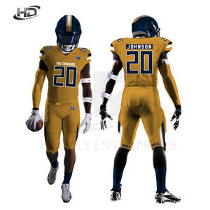 Uniforme de football américain robuste à 12 panneaux Services OEM Uniforme de football américain de dernier style - Product Image 3