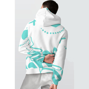 Sweat-shirt à capuche tie-dye de haute qualité pour hommes, avec poche, livraison directe, logo surdimensionné, poids lourd, fabriqué par des designers - Product Image 2