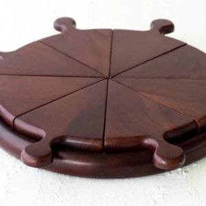 Plateau rond de tranches de pizza dans la meilleure finition pour la fête à la maison d'hôtel de restaurant à prix abordable - Product Image 5