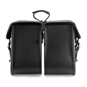 Prix de gros accessoire de moto 2024 sac de selle de moto de haute qualité en cuir de couleur noire - Product Image 5