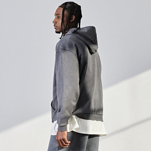 Sudadera con capucha de lavado ácido para hombre, venta al por mayor, Mejor Proveedor, logotipo de aduanas, gran oferta, ropa de calle, Sudadera con capucha de lavado ácido hecha a medida - Product Image 3