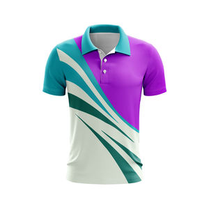 Impression entièrement personnalisée pour hommes pour chemises-100% coton/bambou séchage rapide respirant conception solide course Pit Crew Dart Bowling vente en gros - Product Image 2