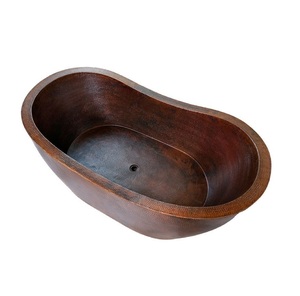 Undermount Copper Bathtub Gold Bathtub Designer Copper Bathtub Handmade Double Wall Bulk Wholesale Manufacturer Direct Factory - Product Image 3