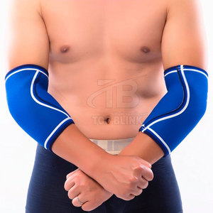 Coudières en néoprène Protection de haute qualité Respirant Service de conception personnalisé OEM Support de coude en stock neuf Quantité en vrac - Product Image 4
