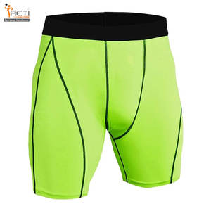 Pantalones cortos de compresión transpirables de alta calidad para gimnasio, pantalones cortos de compresión hechos en Pakistán, fabricante - Product Image 2
