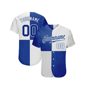 เสื้อเบสบอลและซอฟต์บอลเปล่าสำหรับผู้ชายเสื้อทีมคอวีออกแบบได้ตามต้องการ - Product Image 1