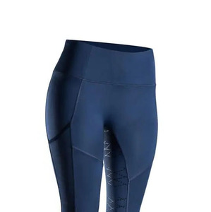 Mallas de montar personalizadas OEM para mujer, pantalones impermeables de caballo de montaña de cintura media/alta, pantalones ecuestres - Product Image 3