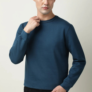 Sweat-shirt à col rond personnalisé pour hommes en hiver-Tissu polaire à séchage rapide et respirant grande taille disponible - Product Image 5