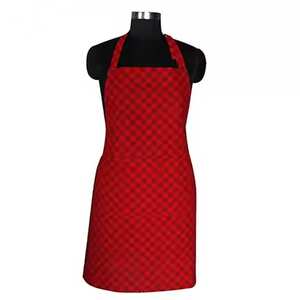 Vente directe d'usine 100% pur coton matériel Logo personnalisé ensemble de tabliers de chef de cuisine - Product Image 6