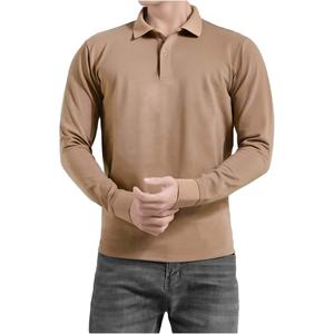 100% algodón hombres verano para Polos sublimación personalizada manga corta Camiseta calidad cuello venta al por mayor ropa Casual sólido - Product Image 1