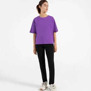 Custom printed women t-shirt | oversized soft cotton design solid <b>pattern</b> suitable for lifestyle wear - Product Image 3