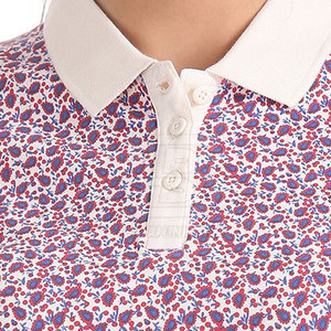 Camiseta Polo Moderna para Mujer con Estampado, Camiseta Polo de Algodón Premium para Mujer con Estampado, Camiseta Polo con Estampado de Aspecto Elegante para Mujer - Product Image 5