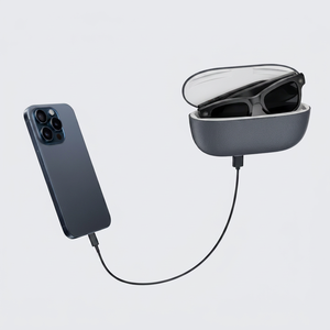 Gafas Inteligentes Kairui M02 con IA, Cámara de 8MP, Marco Metálico, Resistentes al Agua IPX-4, con Doble Cámara y Función de Llamadas de Voz - Product Image 5