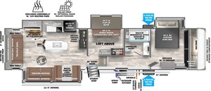 New 2026 F-o-r-e--s-t R-i-v-e-r Wildwood H-e-r-i-t-a-g-e G-l-e-n 369BL Find similar icon Travel Trailers Campers - Product Image 5