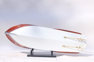 Super Riva lambLamborghini เรือสปีดโบ๊ทรุ่น Gia nhien งานหัตถกรรมทำจากไม้อะคาเซียธรรมชาติงานหัตถกรรมหนังสังเคราะห์ระดับพรีเมียม - Product Image 2