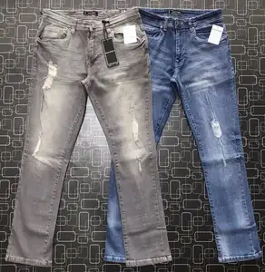 Mega-Verkauf neue Mode individuelles Design Slim Jeans für Herren Skinny High Men Jeans Denim Hosen zu niedrigem Preis und hoher Qualität