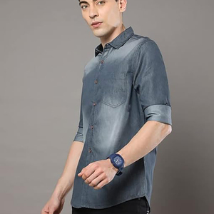 Camisas vaqueras informales para hombre con colores personalizables y logotipo de marca privada recién llegados disponibles para mayoristas - Product Image 5