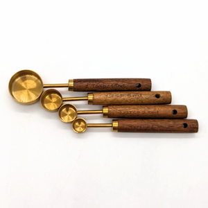 Hot Selling Brass Polished <b>Measuring</b> Scoop Metal Gold Copper Brass Product <b>Measuring</b> <b>Spoon</b> Scoop - Product Image 6