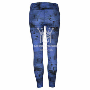 Mallas de sublimación para mujer de alta calidad de fabricante profesional para gimnasio, ropa de mujer, mallas de Yoga con cintura elástica para correr - Product Image 3