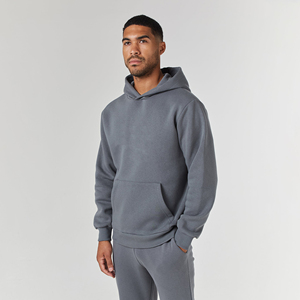 2025 Trending Men's Street Wear Jogging Chándal 100% Algodón Pullover Sudadera con capucha y pantalón para la temporada de invierno Chándal para hombres - Product Image 5