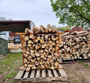 Bûches de bois de chauffage mixtes KLIN 15% d'humidité 100% chêne européen naturel pour l'énergie thermique Norme européenne au Royaume-Uni - Product Image 2