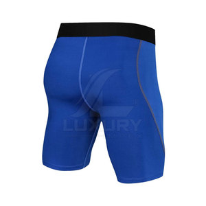 New Arrivals High Street Style Pantalones cortos de compresión personalizados Ropa de gimnasio de buena calidad con patrón sólido - Product Image 2