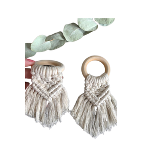 Fantastique couleur et Design macramé tissu anneau utilisation dans les hôtels Restaurant salle à manger la plus exigeante pour décor de table meilleure finition - Product Image 5