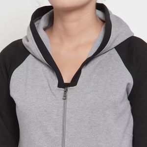 Conjunto deportivo de dos piezas con logotipo personalizado para mujer, venta al por mayor, chándales de invierno de manga larga con pantalones de chándal para exteriores - Product Image 5