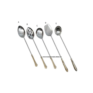 Stainless Steel Cutlery Sets With Brass Handle for Dining Room , Kitchen and Restaurant - Product Image 1