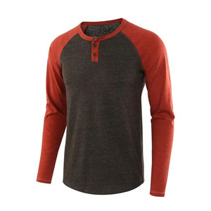 T-shirt raglan en coton de haute qualité pour hommes, manches contrastées, tenue décontracté à la mode, logo personnalisé, vente en gros du fabricant OEM au Bangladesh - Product Image 5