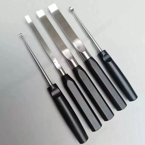 Instrument d'orthopédie chirurgicale d'ascenseur périosté de ciseau de curette d'os 5 PCS - Product Image 5