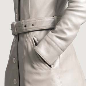 Cappotto Lungo Impermeabile in Ecopelle con Fodera in Pelliccia Sintetica e Imbottitura in Cotone - Product Image 6