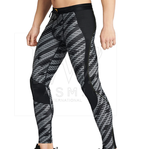 Mallas deportivas de compresión de algodón de alta calidad con diseño personalizado para hombre, ropa transpirable ajustable elástica - Product Image 4