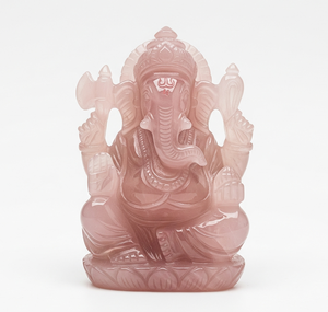 รูปปั้นพระพิฆเนศแกะสลักด้วยมือจากหินไทเกอร์อาย คริสตัล จักระ พลอยแกะสลักจากหินกึ่งมีค่า เป็นมิตรกับสิ่งแวดล้อม รูดรา - Product Image 6