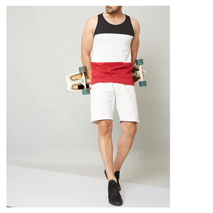 Moisture Wicking Breathable Performance <b>Mens</b> Tank Top Gym Fitness Wholesale EcoFriendly Recycled Polyester Cotton Blend Custom - Product Image 5