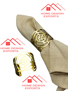 ห่วงโลหะรัดผ้าเช็ดปากสำหรับตกแต่งโต๊ะงานแต่งงานในบ้านสุดหรูพร้อมโลโก้ออกแบบได้ตามต้องการสำหรับฝน - Product Image 6