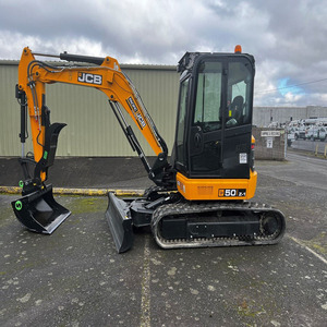 Meilleure Offre 2023 Mini-Excavatrice JCB 50Z-1 2,6 Tonnes Compacte sur Chenilles Moteur Diesel Boîte de Vitesses PLC Système Hydraulique Huade Neuve - Product Image 1