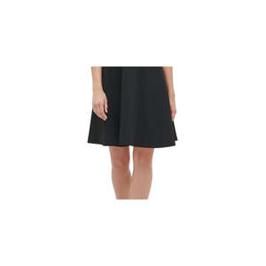 Abito Tommy Hilfiger da donna, comodo, a blocchi di colore, modello svasato, nero, taglia 14 - Product Image 3